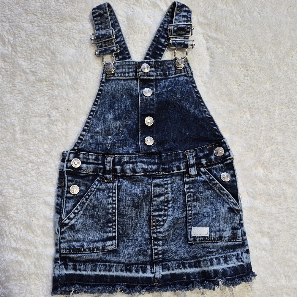 18 Month Denim Overall Skirt